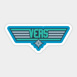 Captain Vers Sticker